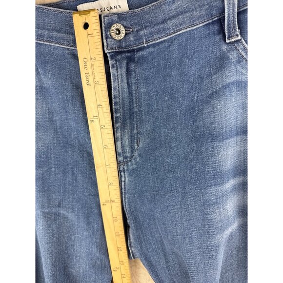 James Jeans Women's Leggy Ankle Curvy Flutter Denim Blue Plus Size 20 NEW USA - Picture 6 of 10